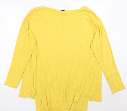 b.c Womens Yellow   Basic T-Shirt Size 14