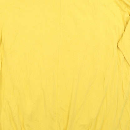 b.c Womens Yellow   Basic T-Shirt Size 14