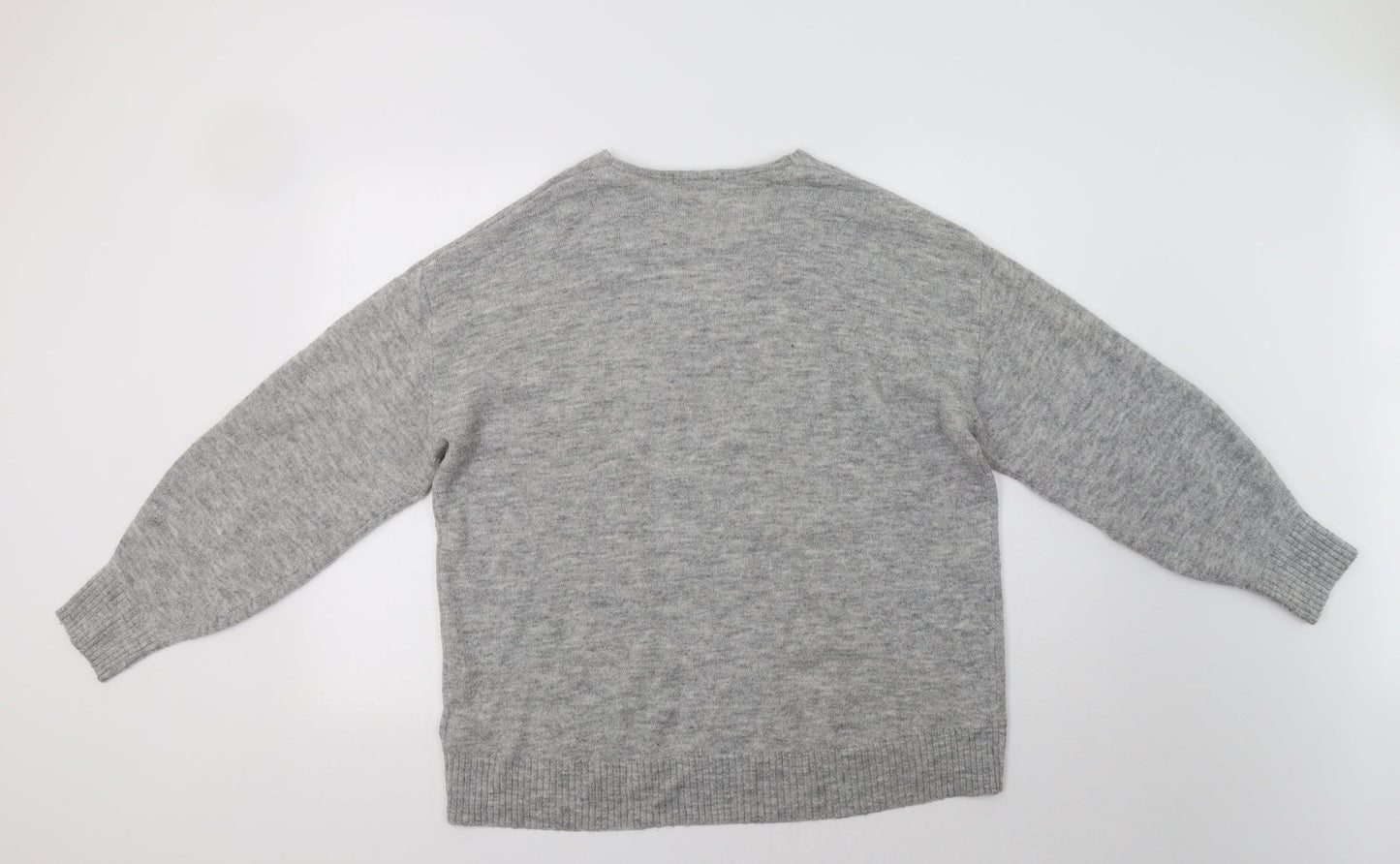 Womens UK Size M H&M Grey Pullover Jumper