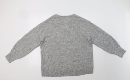 Womens UK Size M H&M Grey Pullover Jumper