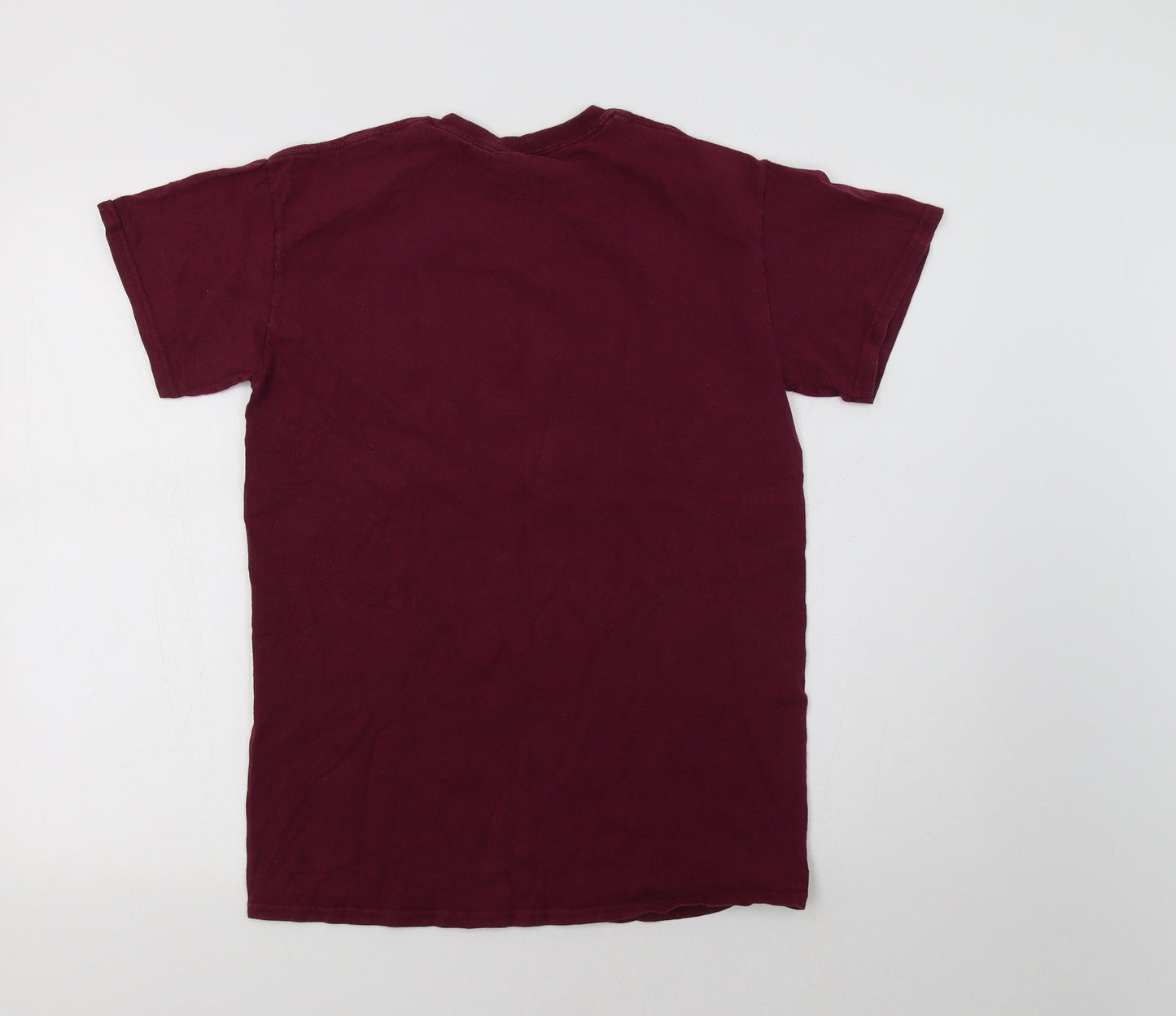 Womens UK Size S Gildan Purple Basic T-Shirt