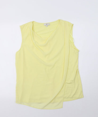 CC Womens Yellow   Basic Tank Size 16