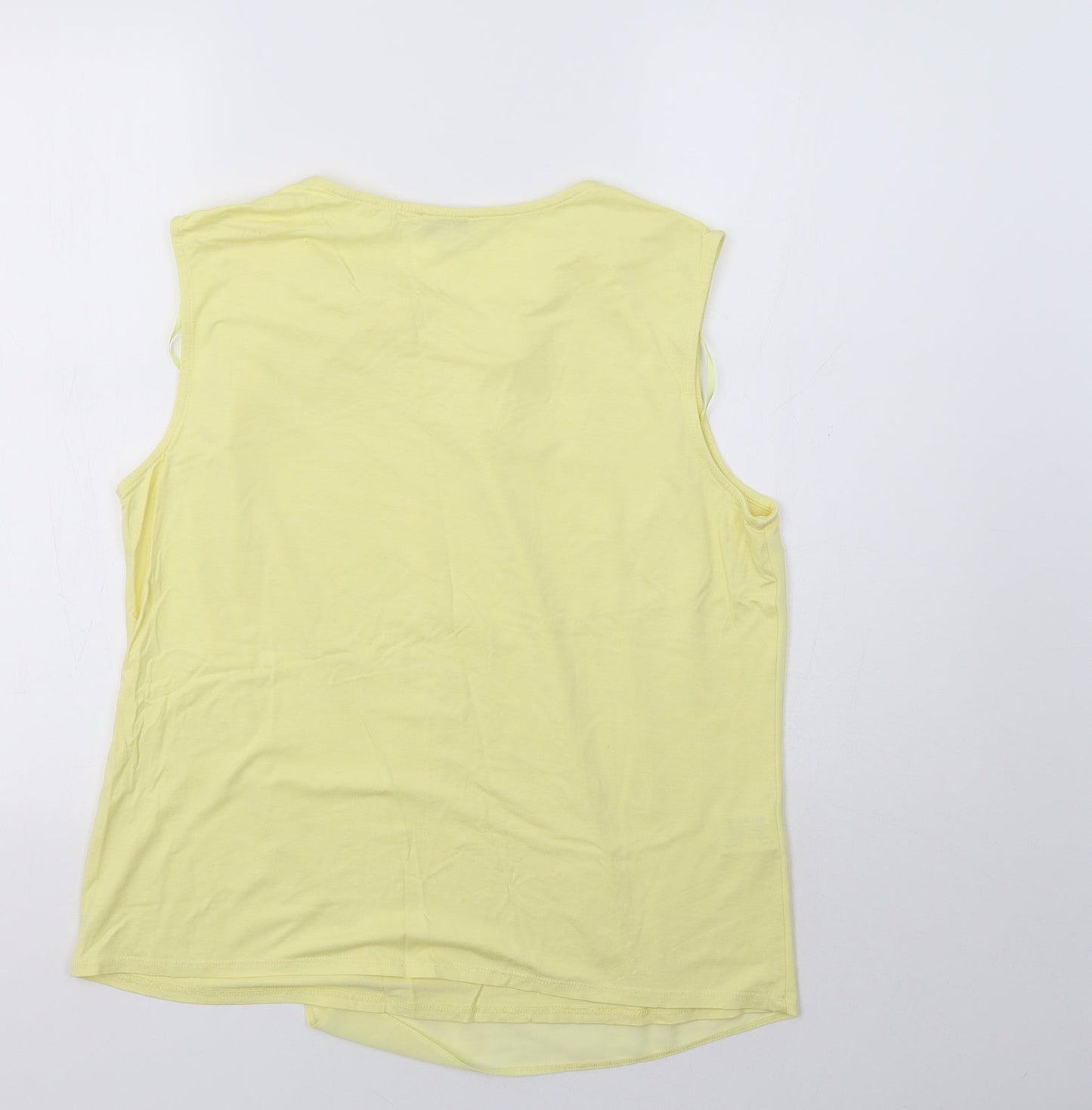 CC Womens Yellow   Basic Tank Size 16