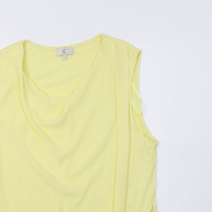 CC Womens Yellow   Basic Tank Size 16