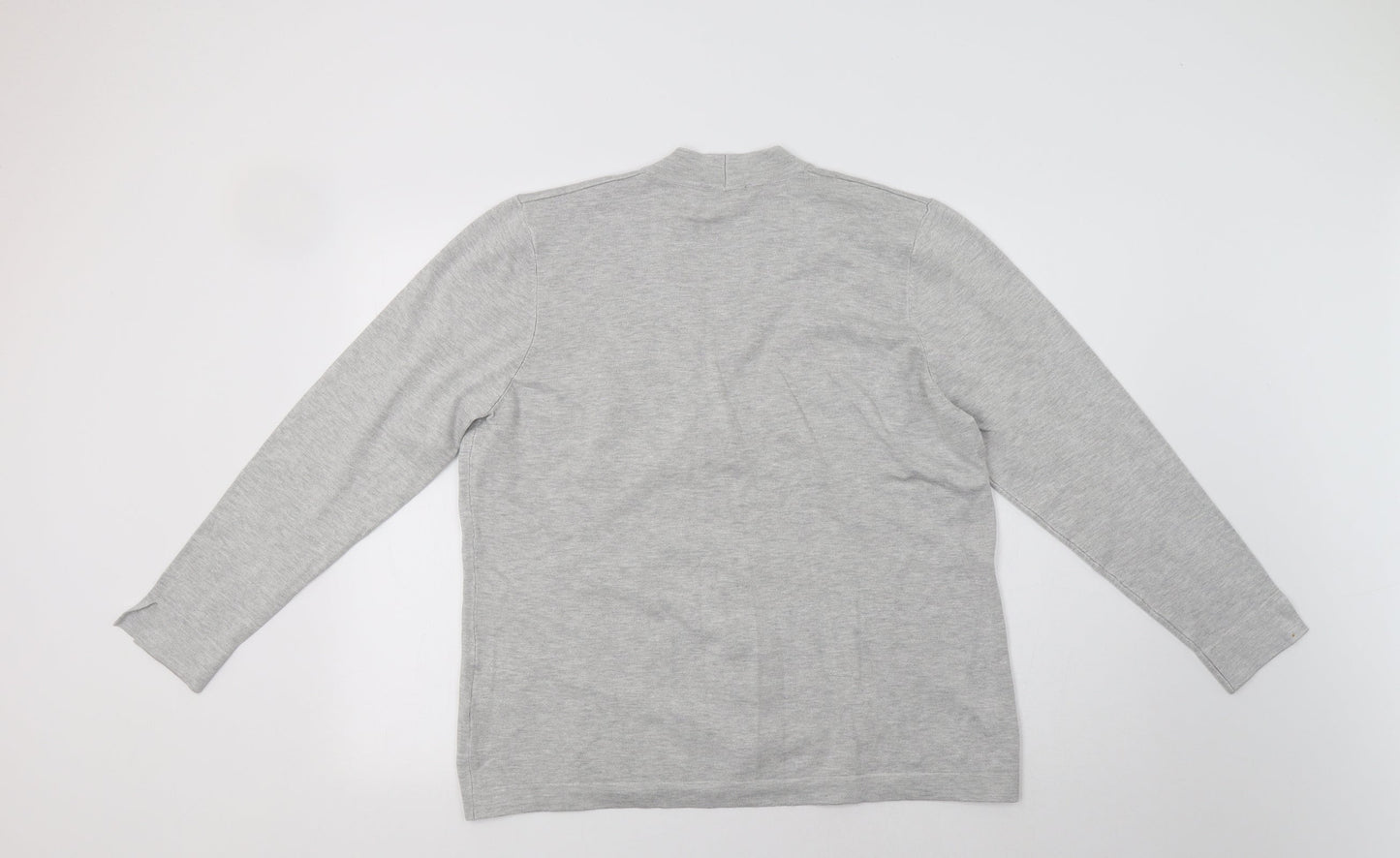 Womens UK Size L Marble Grey Pullover Jumper