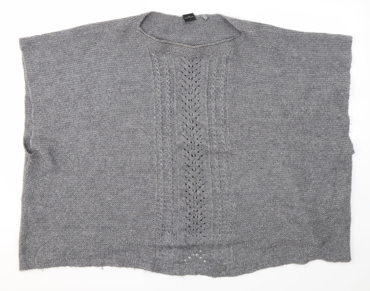 Womens UK Size S Your Sixth Sense Grey Pullover Jumper