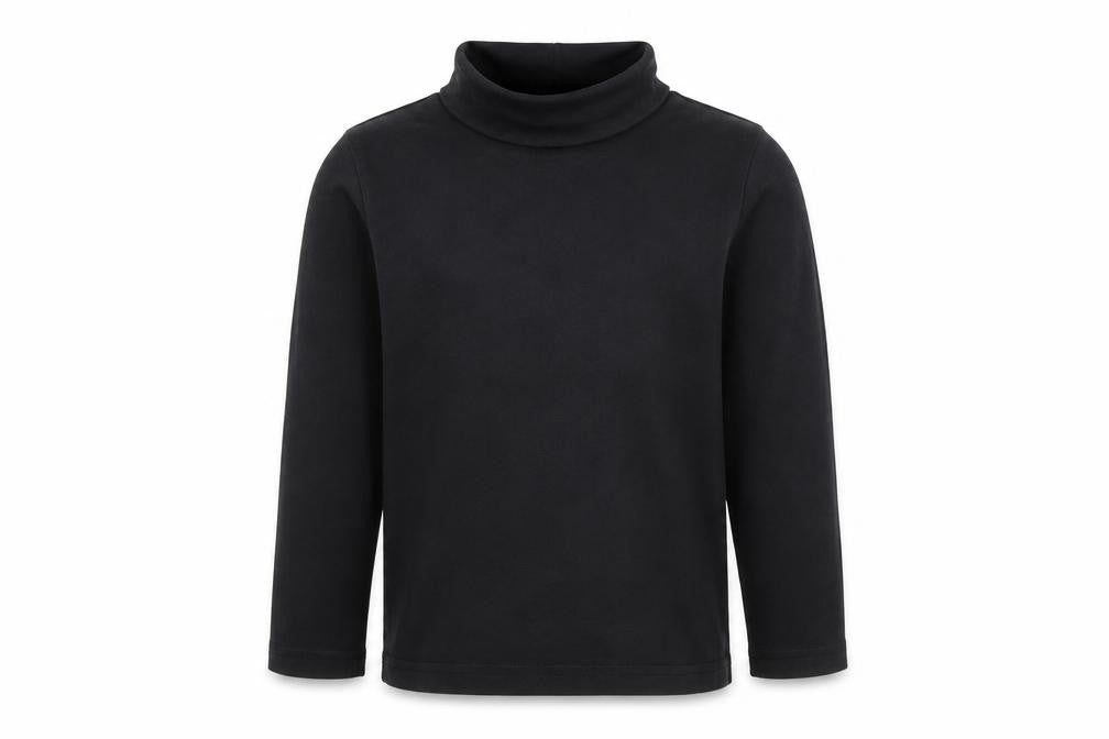 Front view of Crane boys’ black basic casual, size 5-6, years