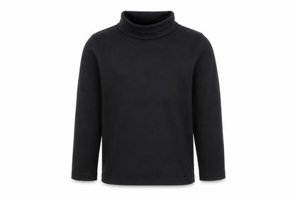 Front view of Crane boys’ black basic casual, size 5-6, years