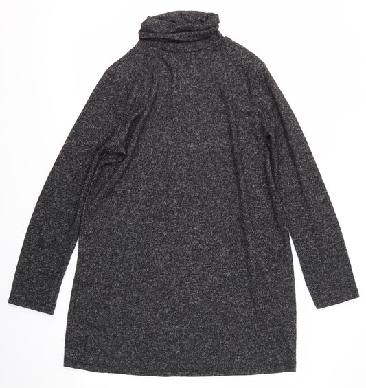 Womens UK Size M Stradivarius Grey Pullover Jumper