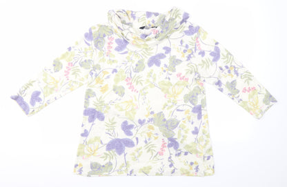 Womens UK Size M ISLE Multicoloured Pullover Jumper