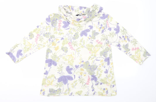 Womens UK Size M ISLE Multicoloured Pullover Jumper