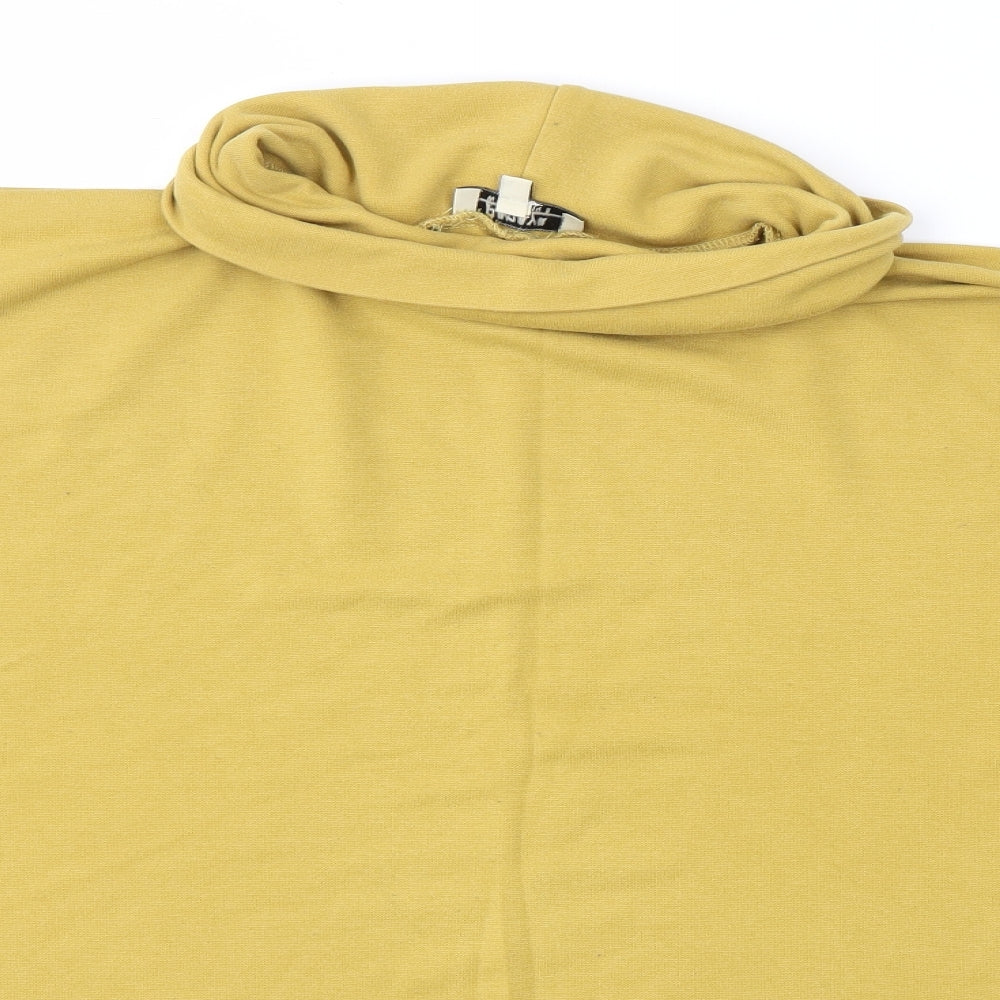 Womens UK Size M Matalan Yellow Pullover Jumper