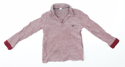 Additional front view of Tu boys’ pink jumper, size 3, years