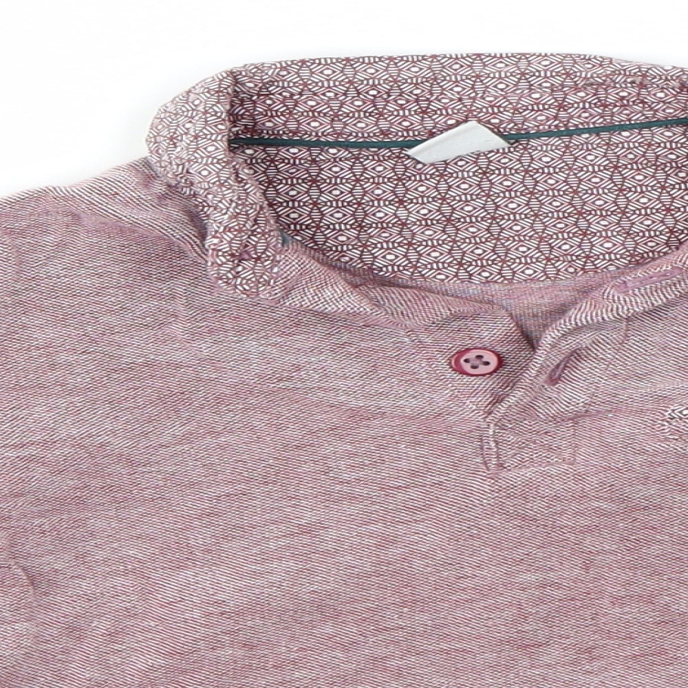 Close-up detail of Tu boys’ pink jumper, size 3, years