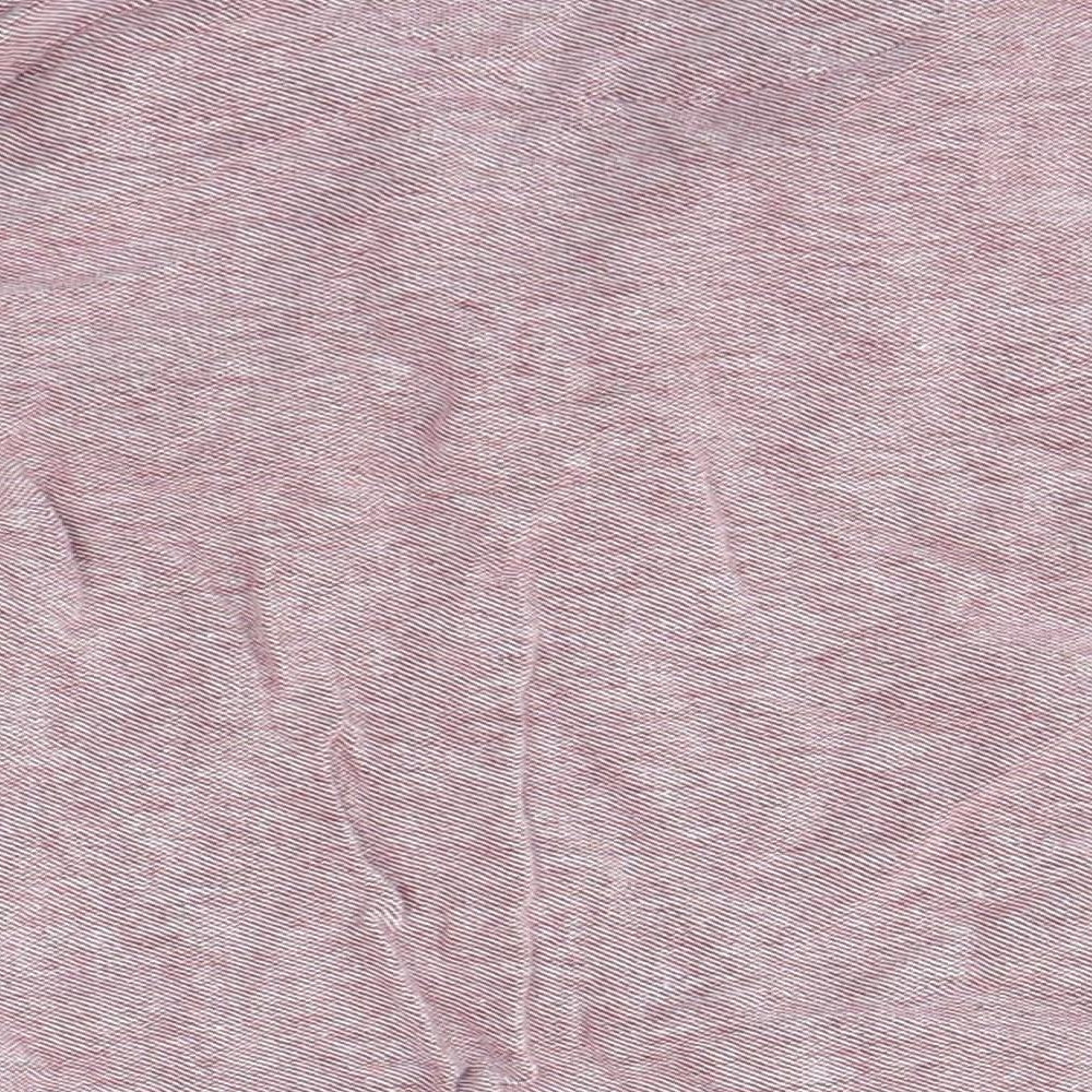 Brand and care label for Tu boys’ pink jumper, size 3, years