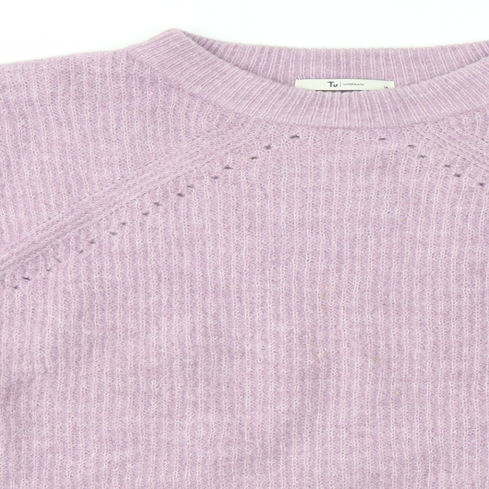 TU Womens Purple   Pullover Jumper Size 14
