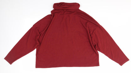 Primark Womens Red   Pullover Jumper Size XL