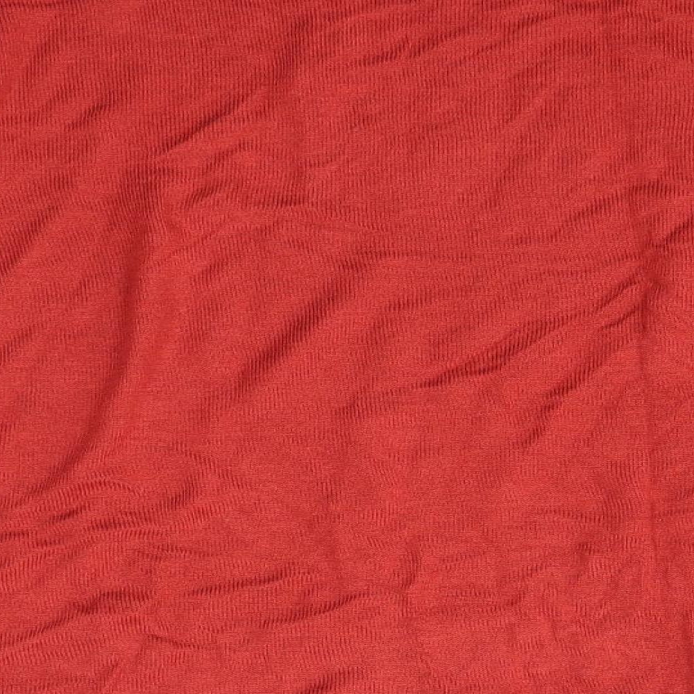 Womens UK Size 22 M&S Orange Pullover Jumper