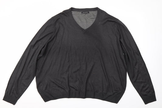 Avenue Mens Grey   Pullover Jumper Size 2XL