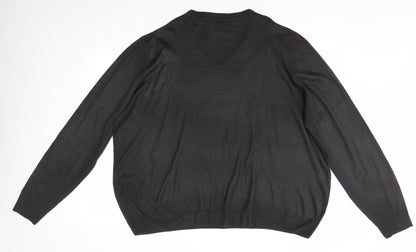 Avenue Mens Grey   Pullover Jumper Size 2XL