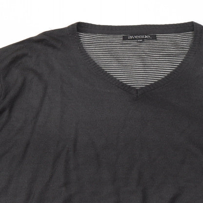 Avenue Mens Grey   Pullover Jumper Size 2XL