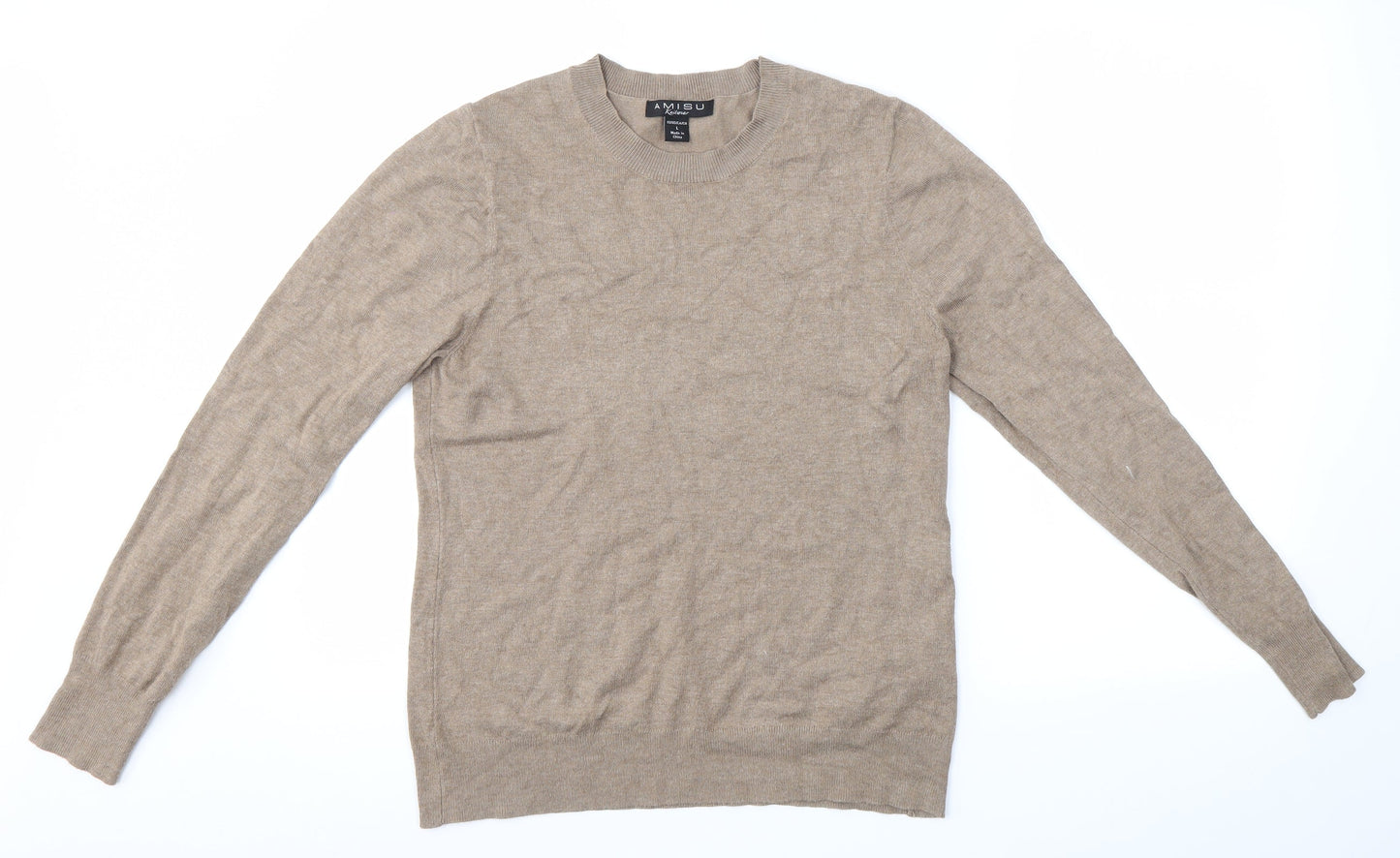 Womens UK Size L Amisu Brown Pullover Jumper