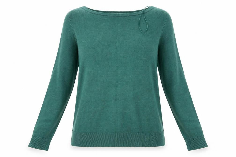Womens UK Size L Vida Vi Green Pullover Jumper
