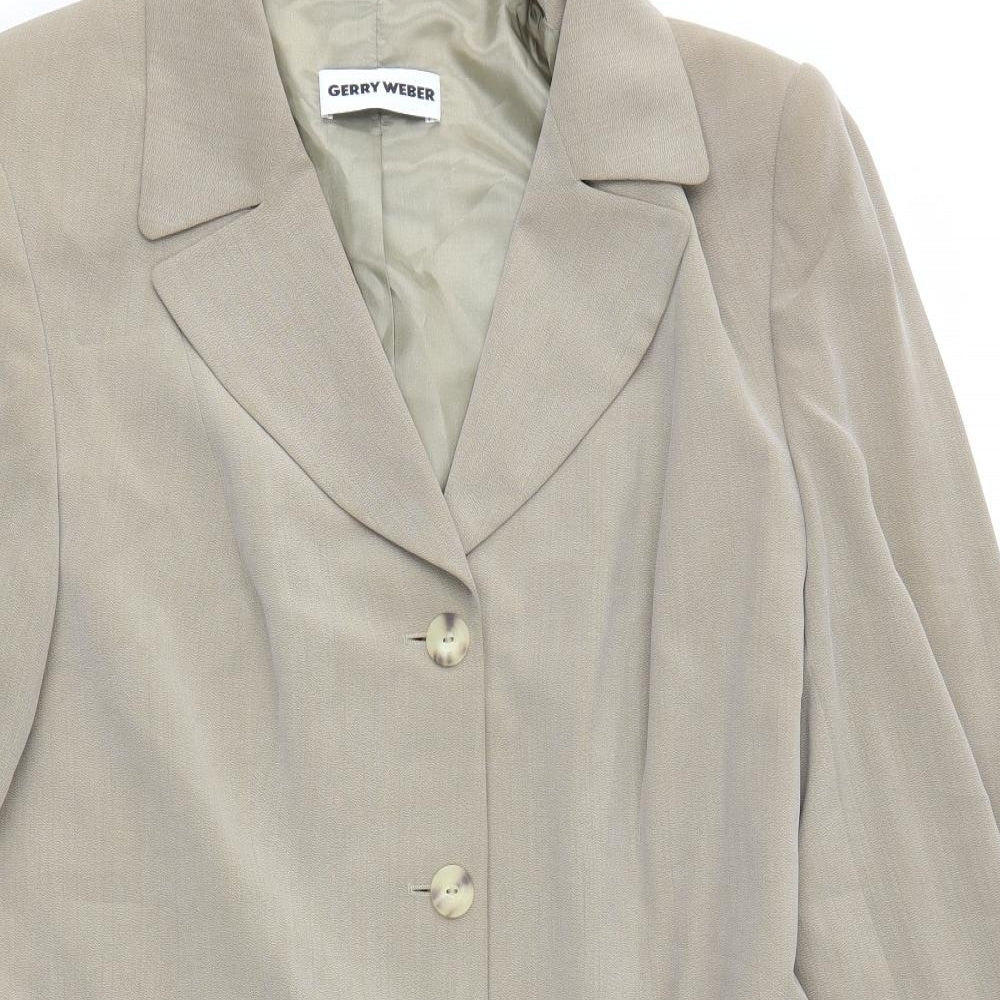 Womens UK Size 18 Gerry Weber Brown Overcoat