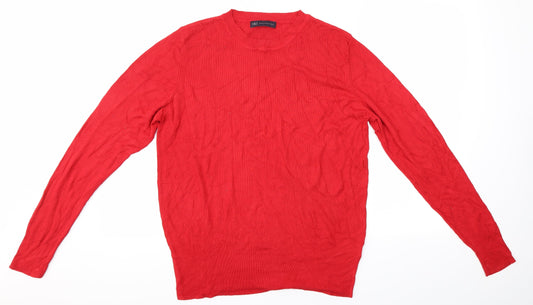 Womens UK Size 20 M&S Red Pullover Jumper