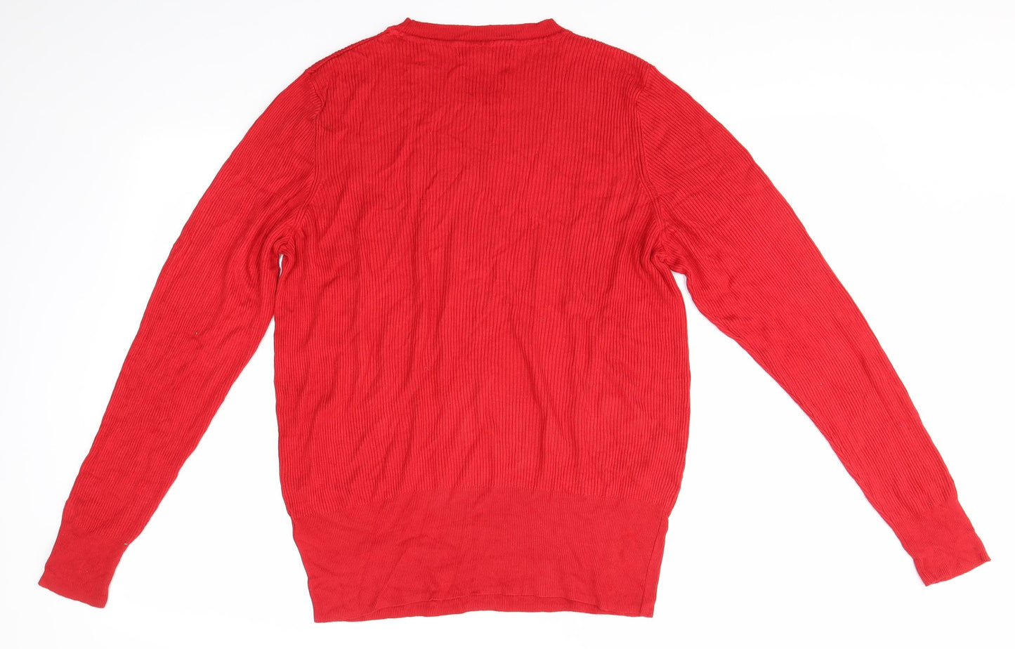 Womens UK Size 20 M&S Red Pullover Jumper