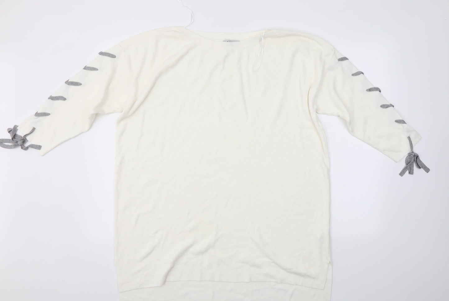 Womens UK Size 18 Soon White Pullover Jumper