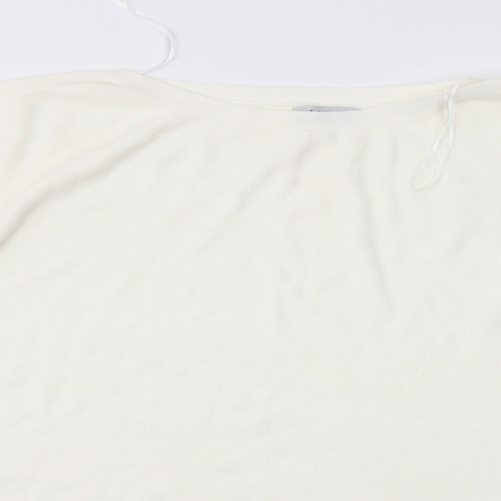 Womens UK Size 18 Soon White Pullover Jumper