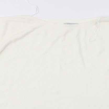 Womens UK Size 18 Soon White Pullover Jumper