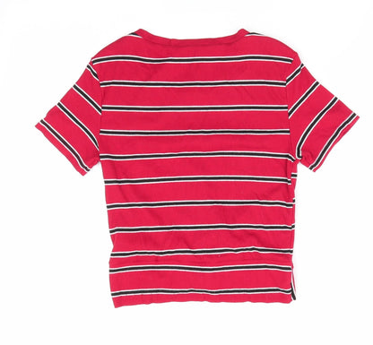 Womens UK Size 12 New Look Red Tunic T-Shirt