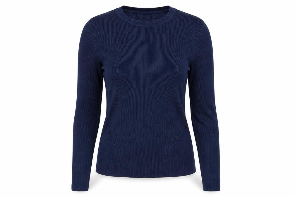 Womens UK Size 10 Divided Blue Pullover Jumper