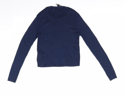 Womens UK Size 10 Divided Blue Pullover Jumper
