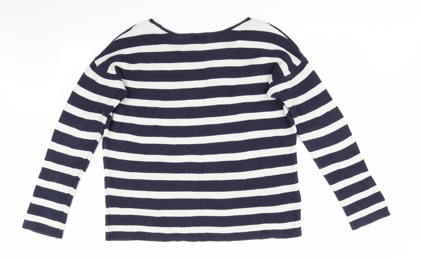 Gap Womens Blue Striped  Pullover Jumper Size L  - Blue and white stripe