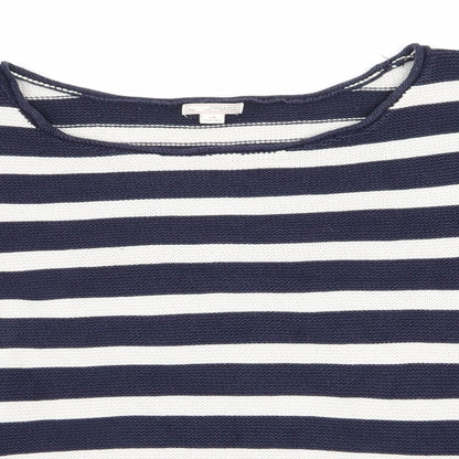 Gap Womens Blue Striped  Pullover Jumper Size L  - Blue and white stripe