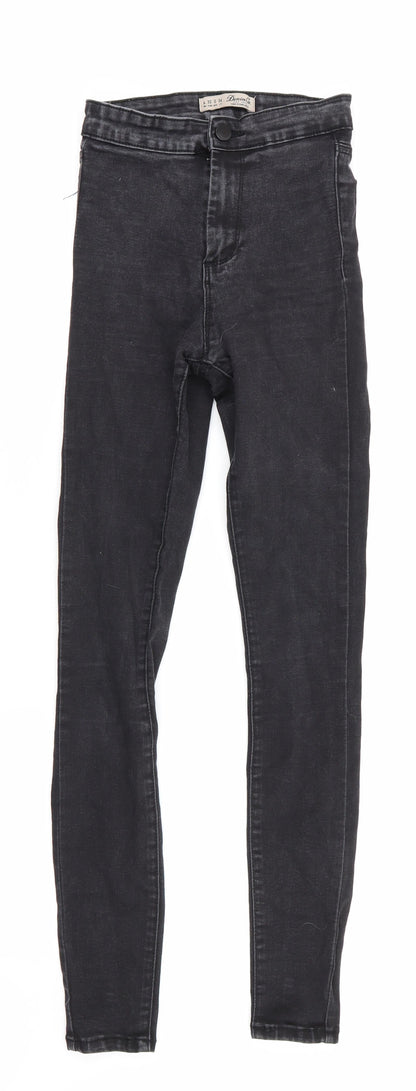 Denim Co Womens Black   Skinny Jeans Size 4 L28 in