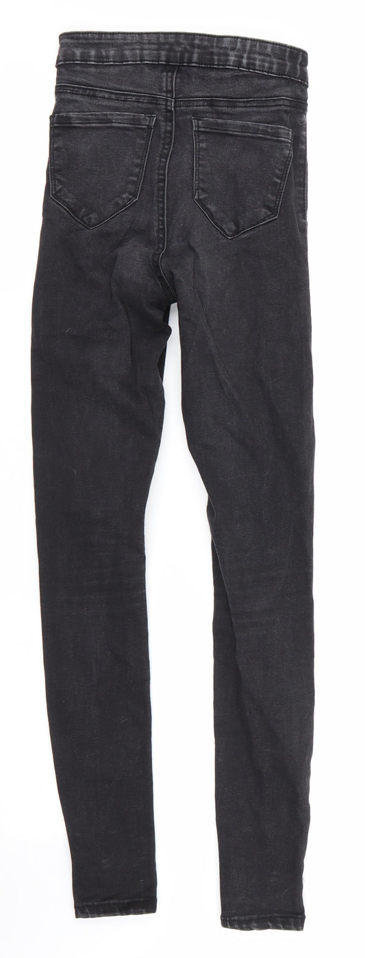 Denim Co Womens Black   Skinny Jeans Size 4 L28 in