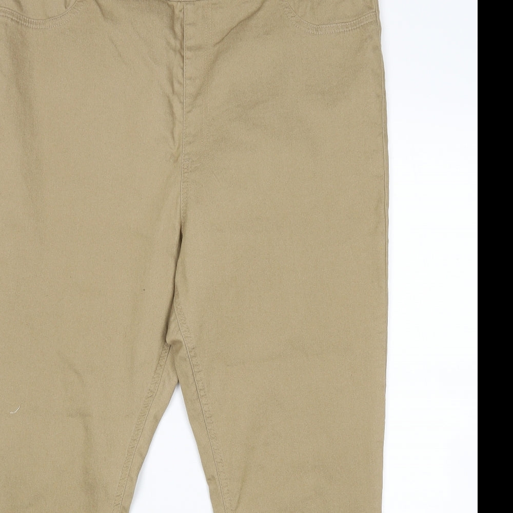 Womens UK Size 38 in Preworn Regular Fit Jegging Beige Jeans
