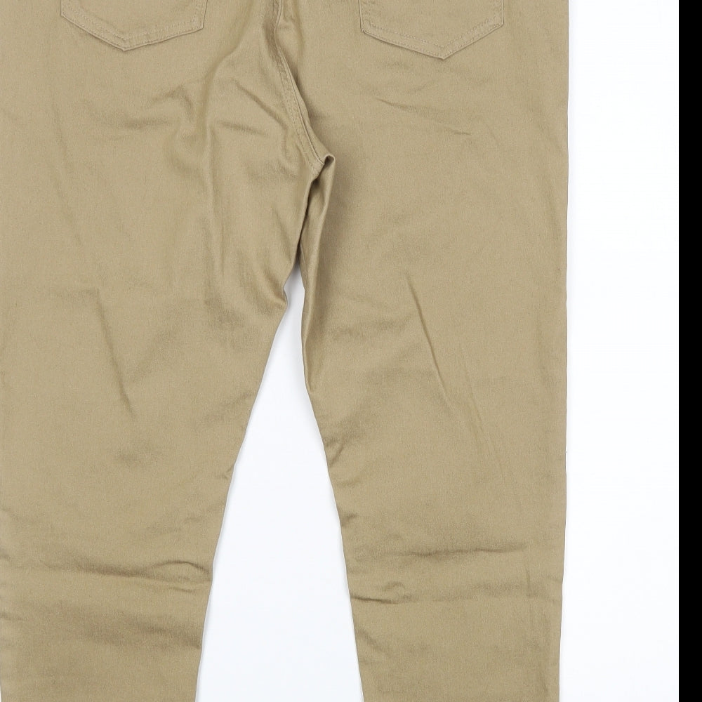 Womens UK Size 38 in Preworn Regular Fit Jegging Beige Jeans