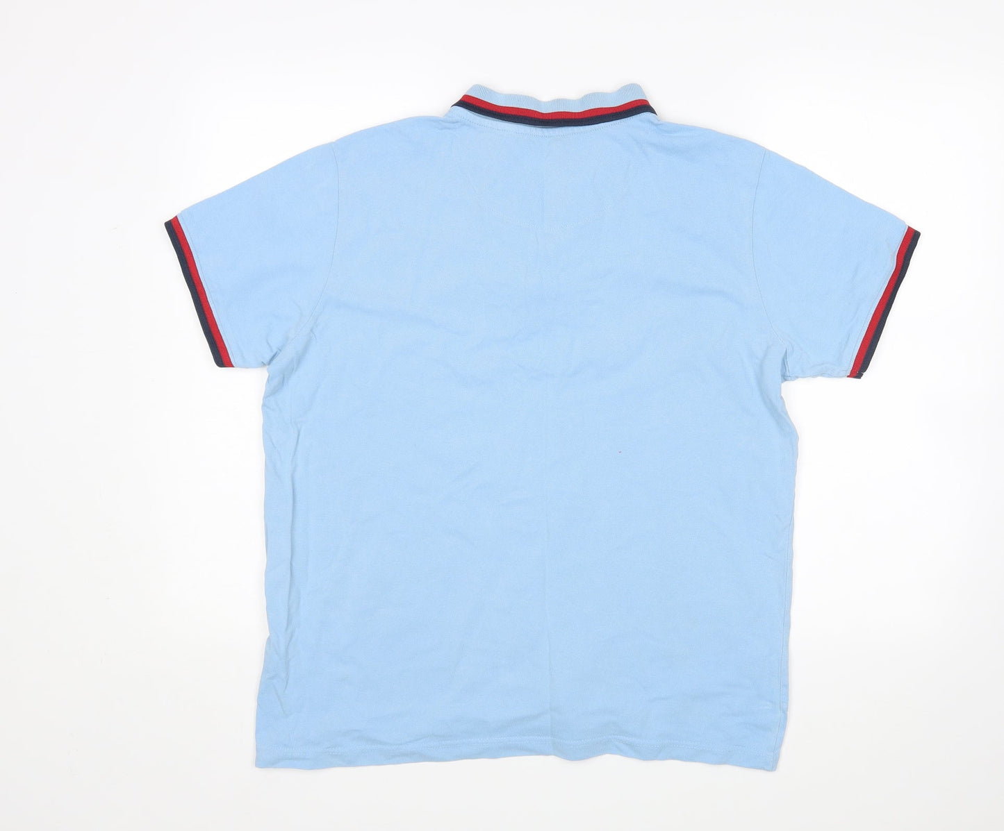 Pride & Soul Mens Blue    Polo Size L