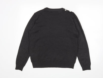 Avenue Womens Multicoloured Polka Dot  Pullover Jumper Size S  - Christmas