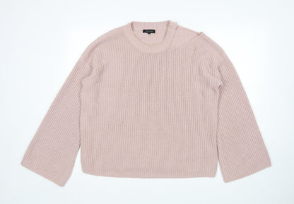Womens UK Size 12 New Look Pink Pullover Jumper