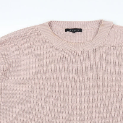 Womens UK Size 12 New Look Pink Pullover Jumper
