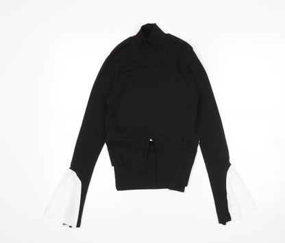 Portobello Punk Womens Black   Pullover Jumper Size 6