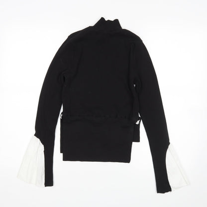 Portobello Punk Womens Black   Pullover Jumper Size 6