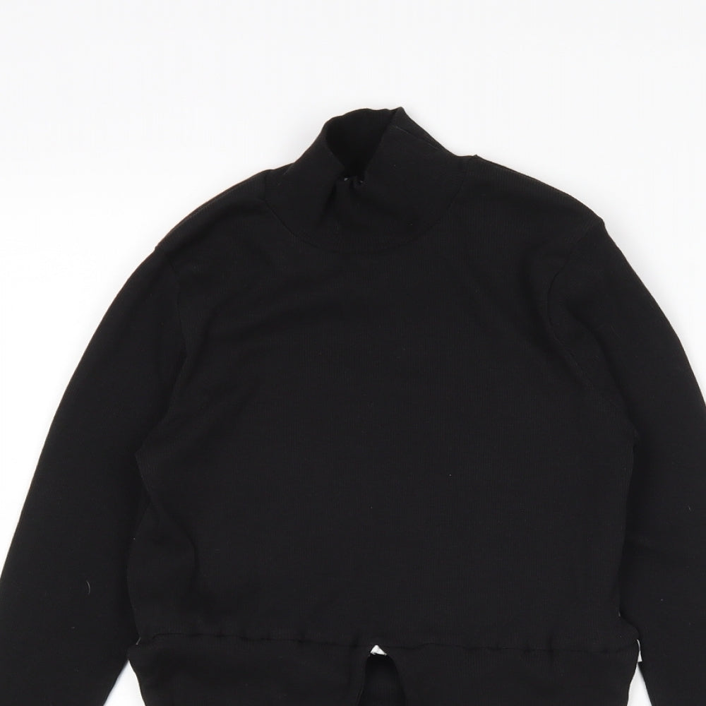 Portobello Punk Womens Black   Pullover Jumper Size 6