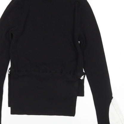 Portobello Punk Womens Black   Pullover Jumper Size 6